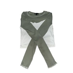 Forever 21 Cropped Long Sleeve